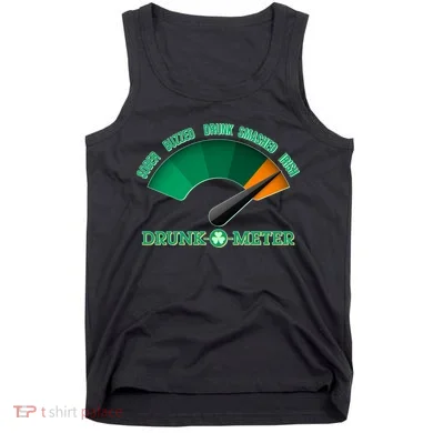 St. Patrick's Day Drunk O Meter Tank Top