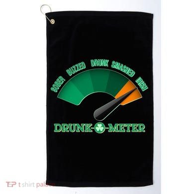 St. Patrick's Day Drunk O Meter Golf Towel