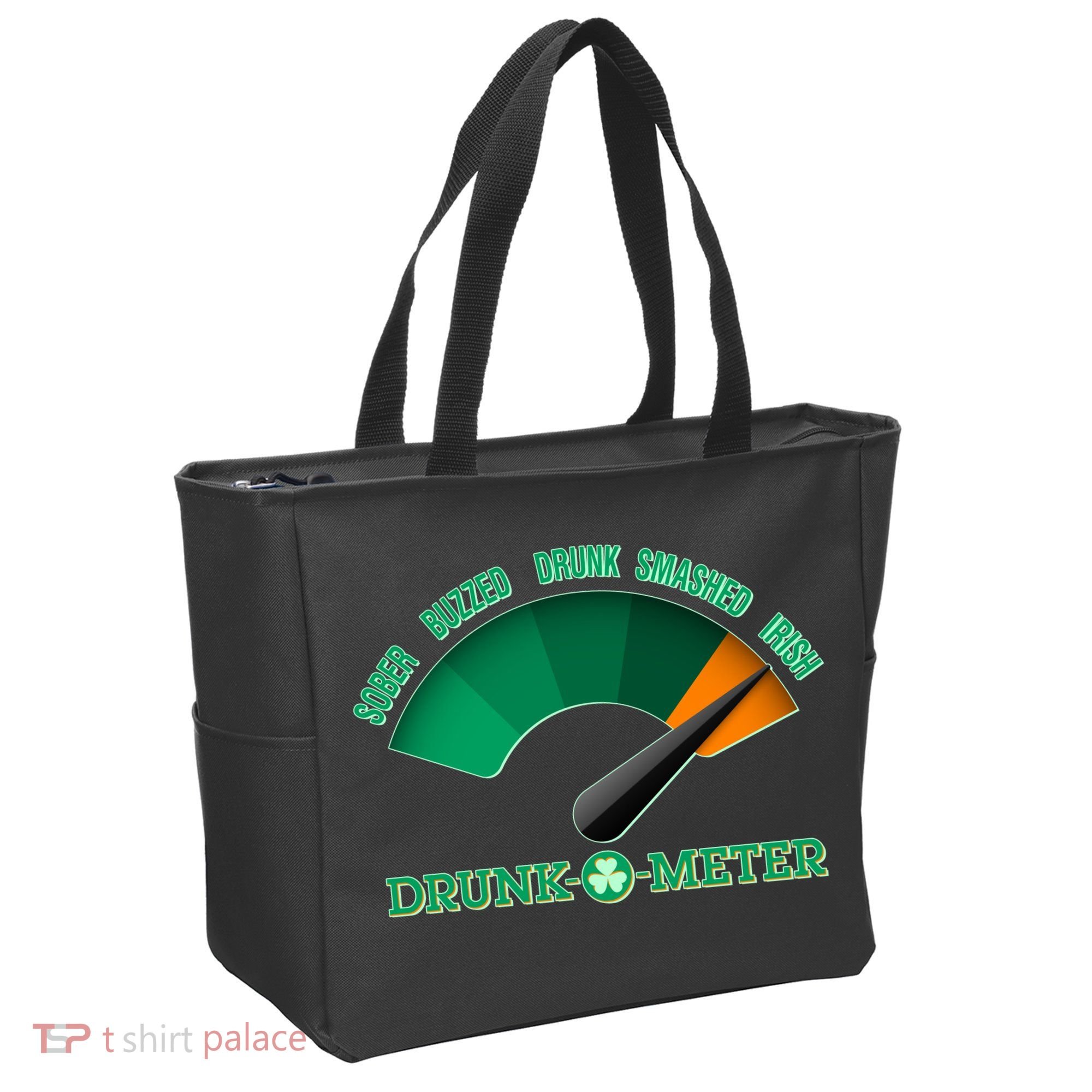 St. Patrick's Day Drunk O Meter Tote Bag