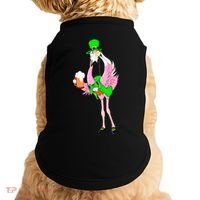 St. Patrick's Day Flamingo Doggie Tank thumb 0