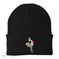 St. Patrick's Day Flamingo Beanie thumb 0