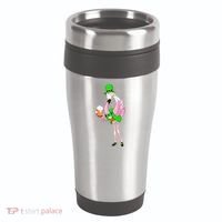 St. Patrick's Day Flamingo 16oz Travel Tumbler thumb 0