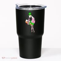 St. Patrick's Day Flamingo Tumbler thumb 0