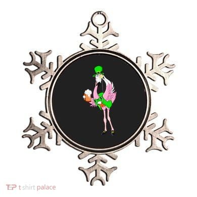 St. Patrick's Day Flamingo Ornament