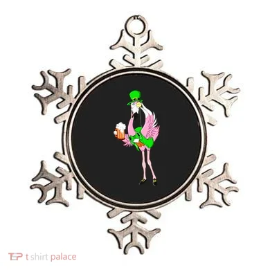 St. Patrick's Day Flamingo Ornament