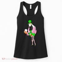 St. Patrick's Day Flamingo Women's Tank Top thumb 0