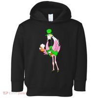 St. Patrick's Day Flamingo Toddler Hoodie thumb 0