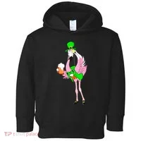 St. Patrick's Day Flamingo Toddler Hoodie thumb 0