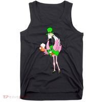 St. Patrick's Day Flamingo Tank Top thumb 0