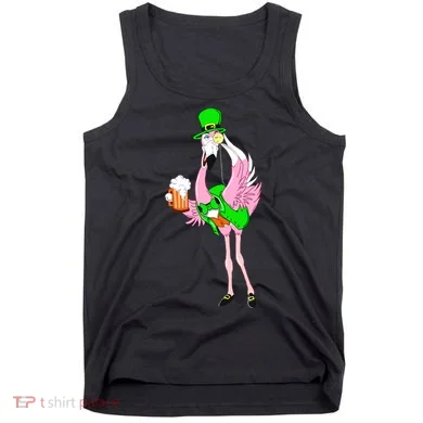 St. Patrick's Day Flamingo Tank Top