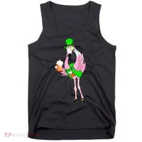 St. Patrick's Day Flamingo Tank Top thumb 0