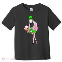 St. Patrick's Day Flamingo Toddler T-Shirt thumb 0