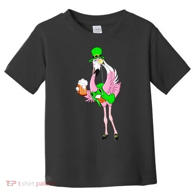 St. Patrick's Day Flamingo Toddler T-Shirt