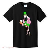 St. Patrick's Day Flamingo Kids T-Shirt thumb 0
