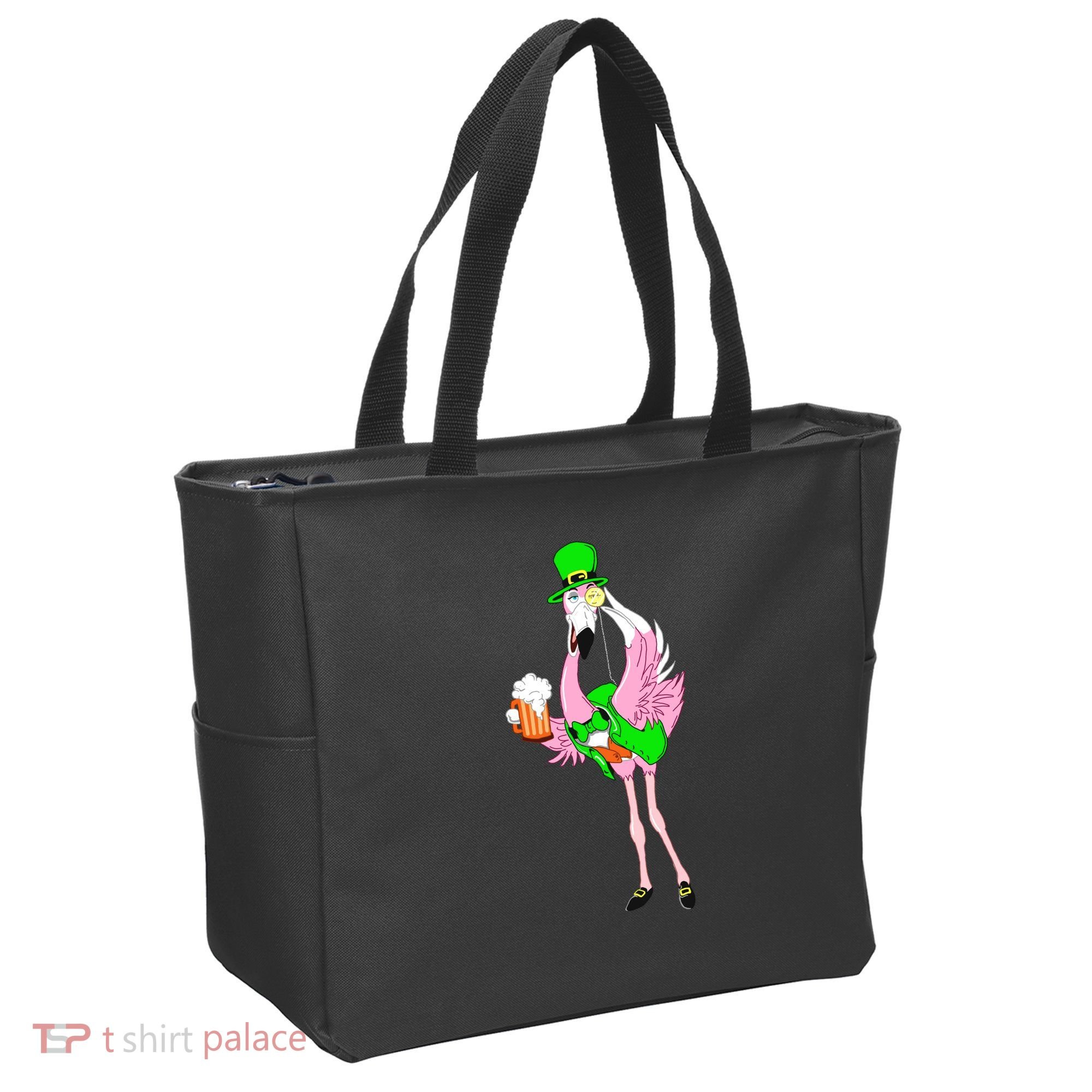 St. Patrick's Day Flamingo Bag