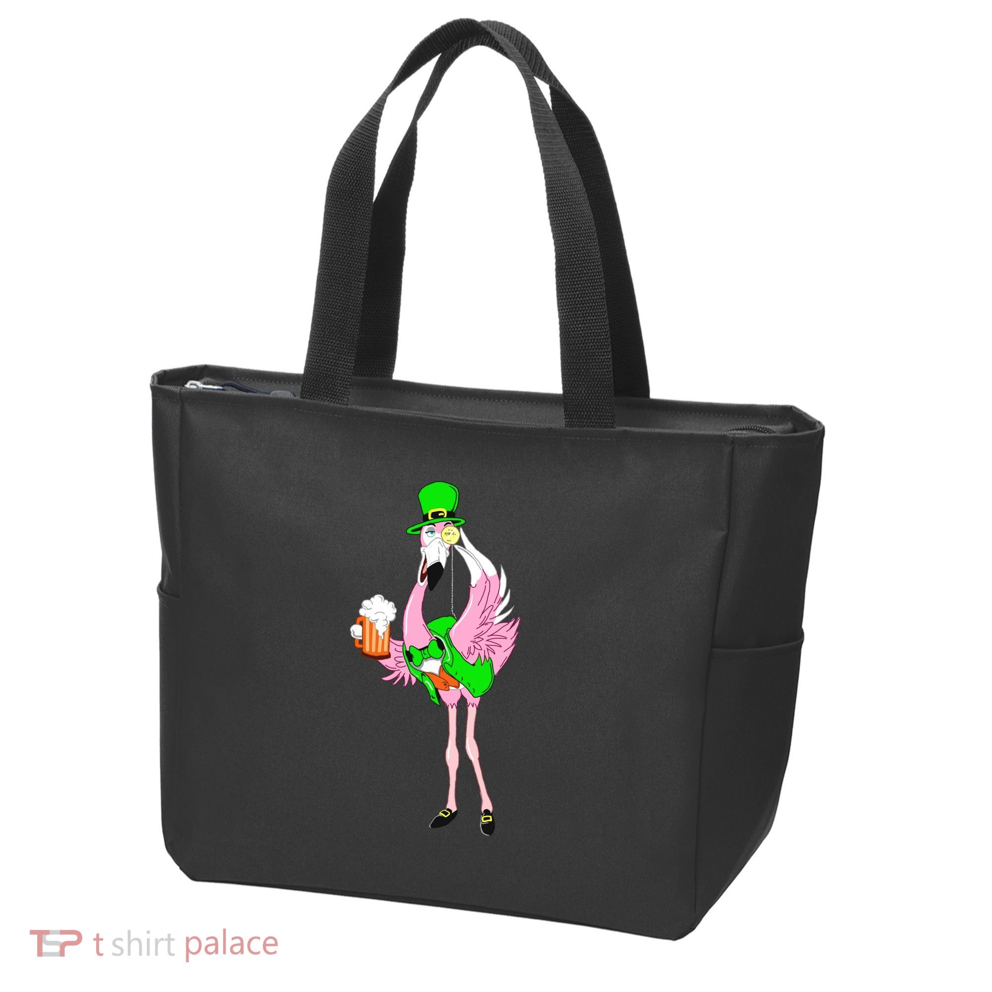 St. Patrick's Day Flamingo Bag