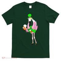 St. Patrick's Day Flamingo T-Shirt thumb 0