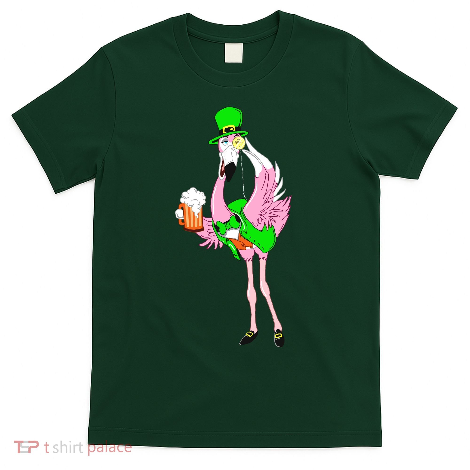 St. Patrick's Day Flamingo T-Shirt