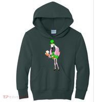 St. Patrick's Day Flamingo Kids Hoodie thumb 0