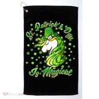 St. Patrick's Day Is Magical Golf Towel thumb 0