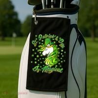 St. Patrick's Day Is Magical Golf Towel thumb 2