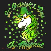 St. Patrick's Day Is Magical Golf Towel thumb 3