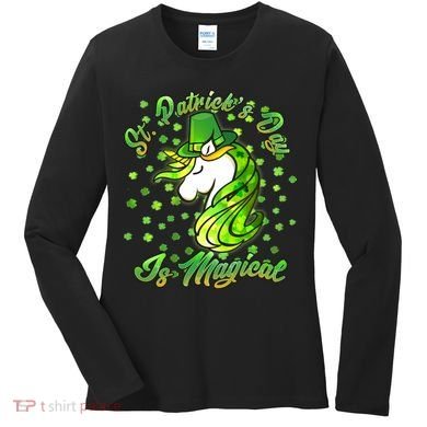 St. Patrick's Day Is Magical Women's Long Sleeve Shirt