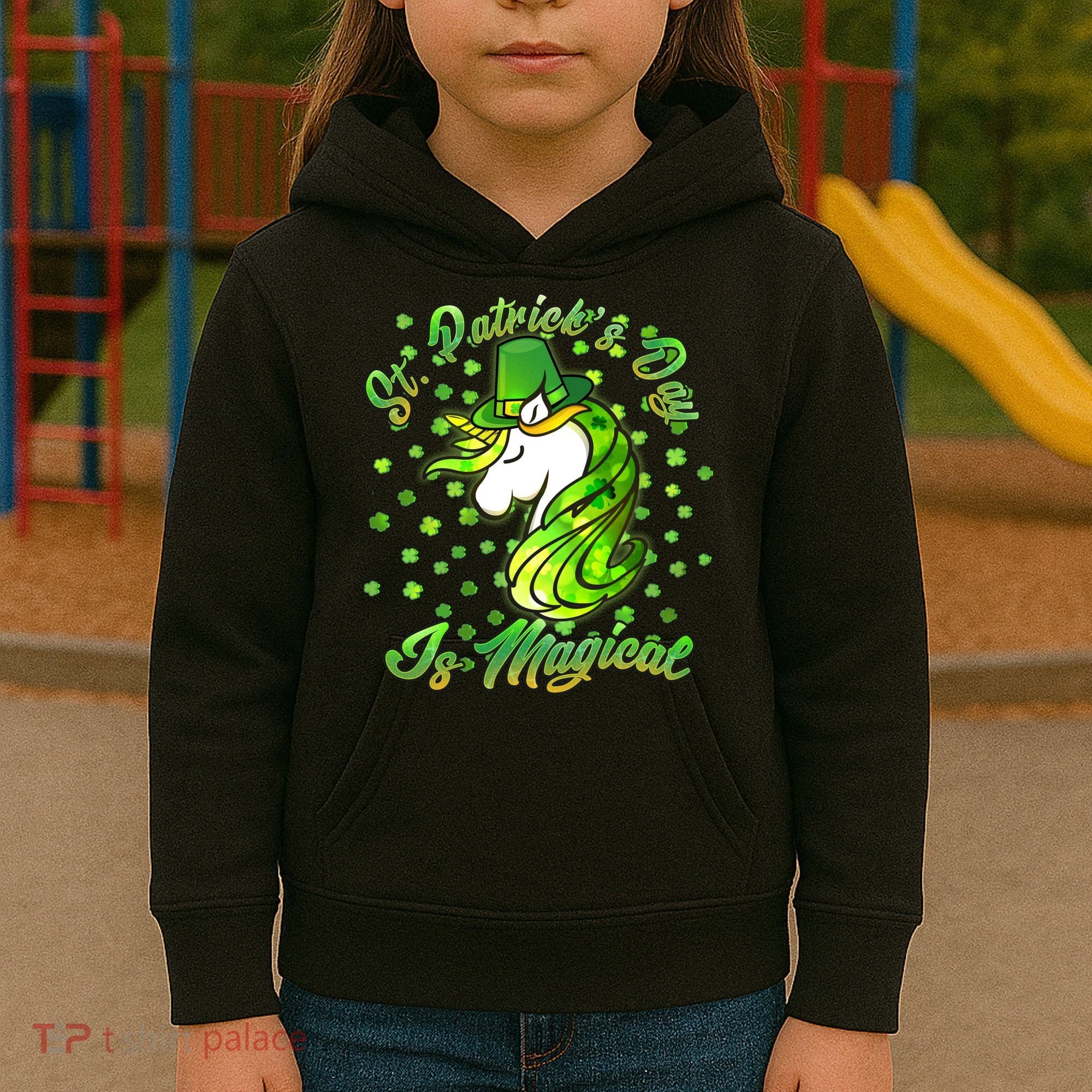 St. Patrick's Day Is Magical Kids Hoodie