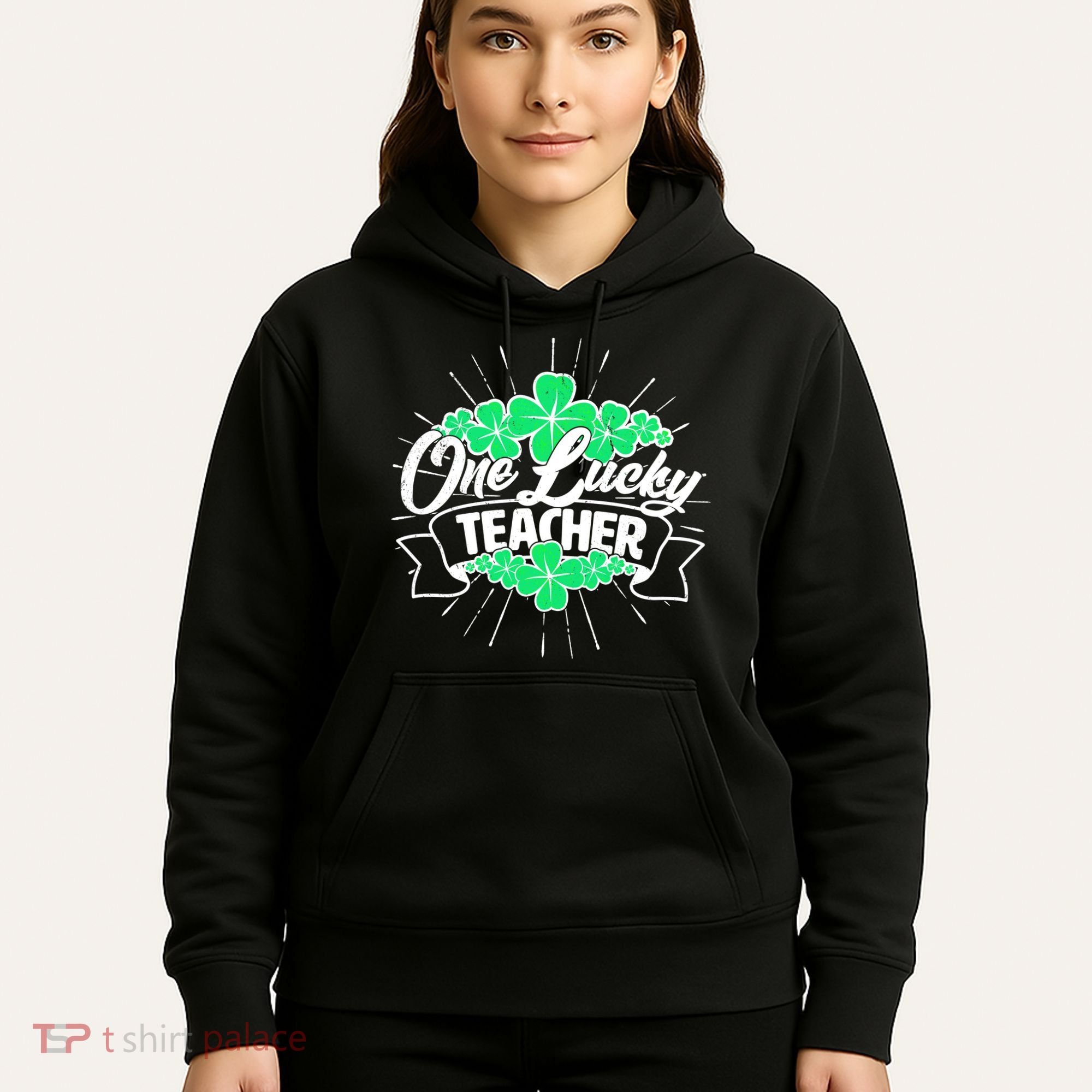 St. Patrick's Day One Lucky Teacher Hoodie