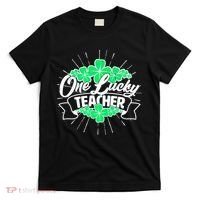 St. Patrick's Day One Lucky Teacher T-Shirt thumb 0