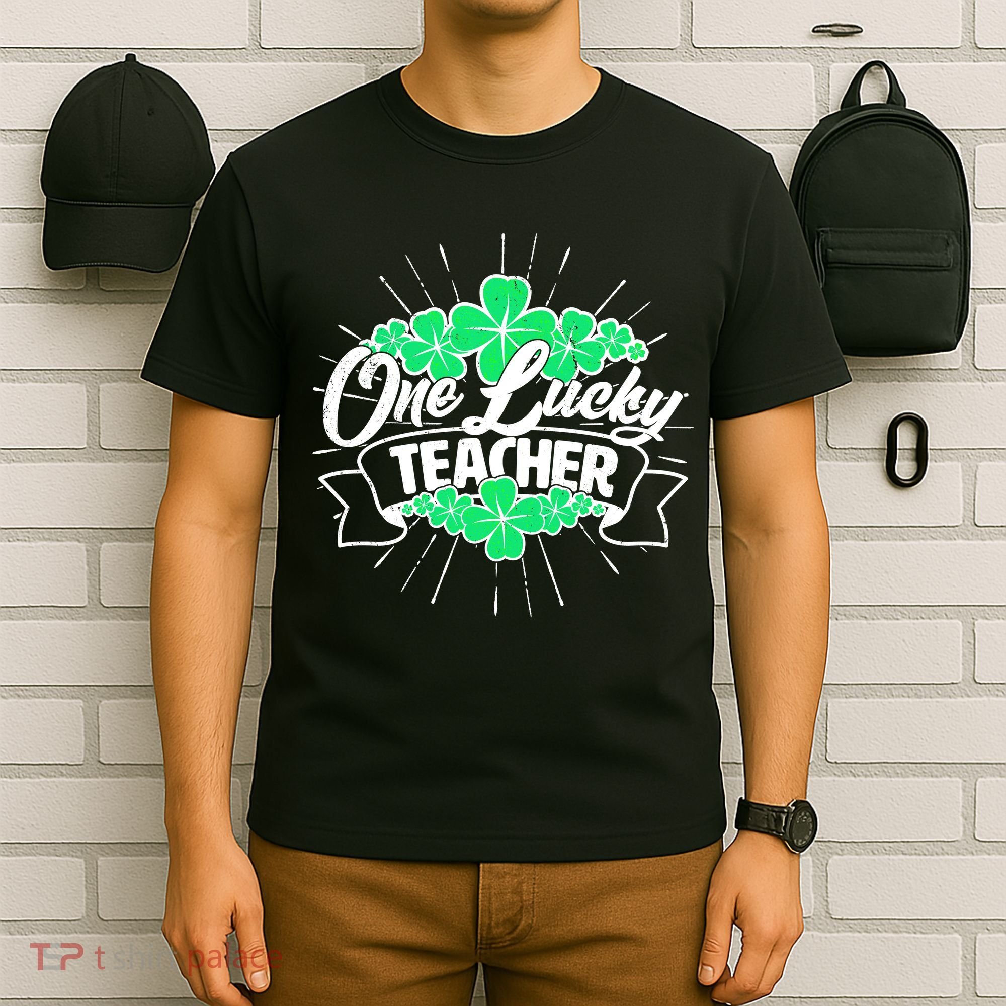 St. Patrick's Day One Lucky Teacher T-Shirt