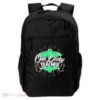 St. Patrick's Day One Lucky Teacher Backpack thumb 0