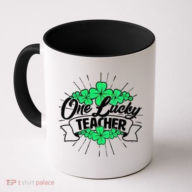 St. Patrick's Day One Lucky Teacher Coffee Mug