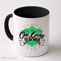St. Patrick's Day One Lucky Teacher Coffee Mug thumb 0