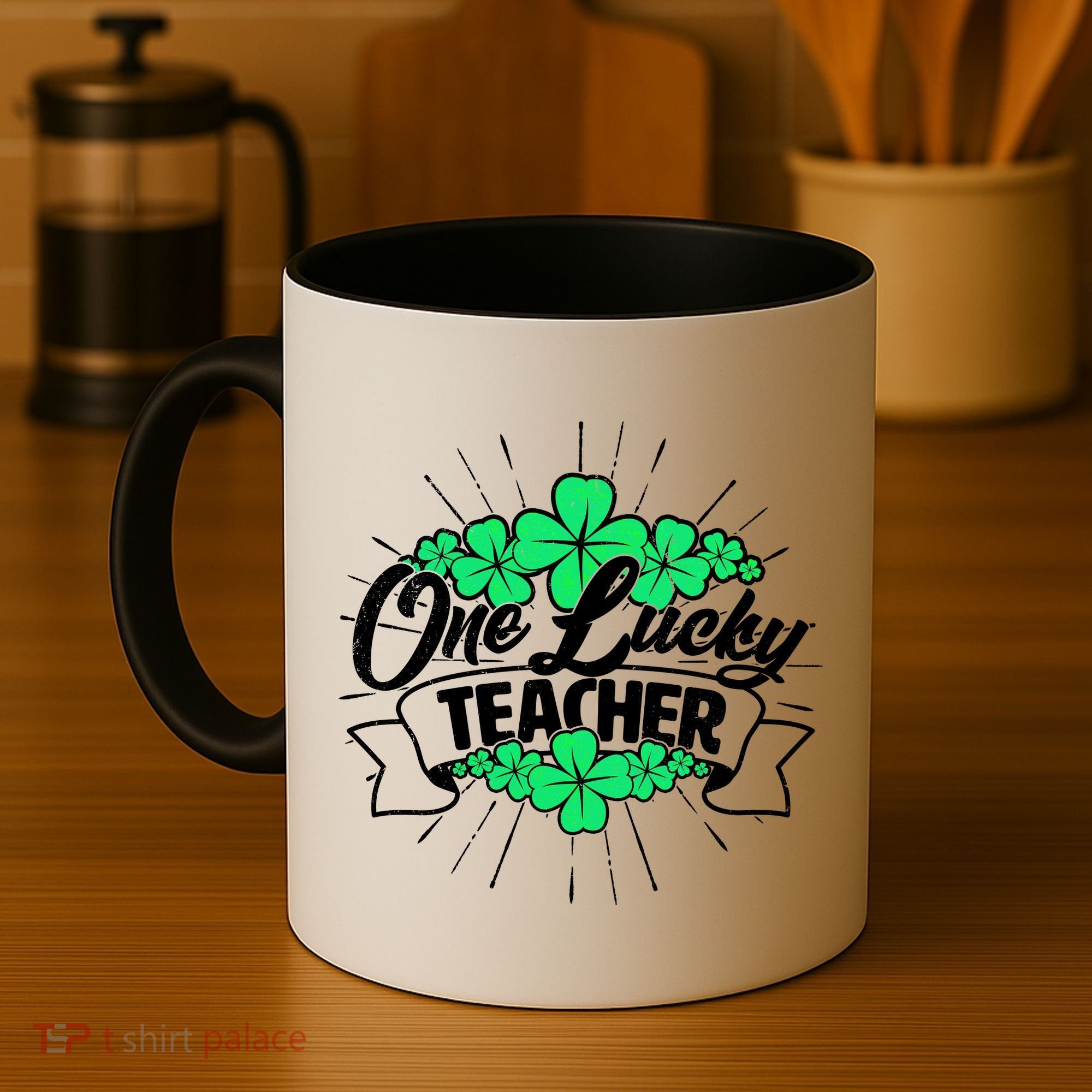 St. Patrick's Day One Lucky Teacher Coffee Mug
