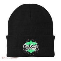 St. Patrick's Day One Lucky Teacher Beanie thumb 0
