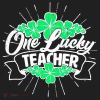 St. Patrick's Day One Lucky Teacher Beanie thumb 2