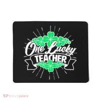 St. Patrick's Day One Lucky Teacher Mousepad thumb 0