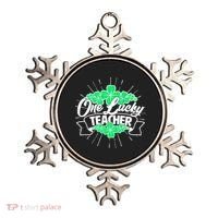 St. Patrick's Day One Lucky Teacher Ornament thumb 0