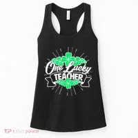 St. Patrick's Day One Lucky Teacher Women's Tank Top thumb 0