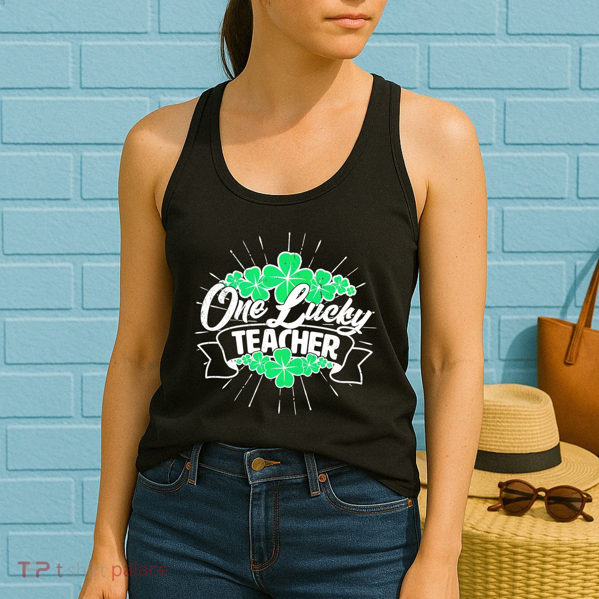 St. Patrick's Day One Lucky Teacher Women's Tank Top