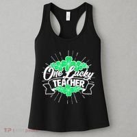 St. Patrick's Day One Lucky Teacher Women's Tank Top thumb 3