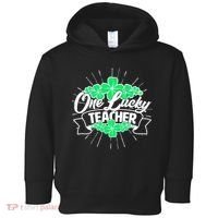 St. Patrick's Day One Lucky Teacher Toddler Hoodie thumb 0