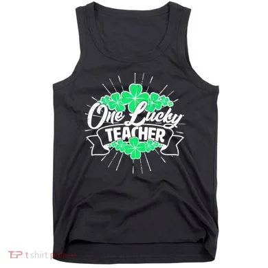St. Patrick's Day One Lucky Teacher Tank Top
