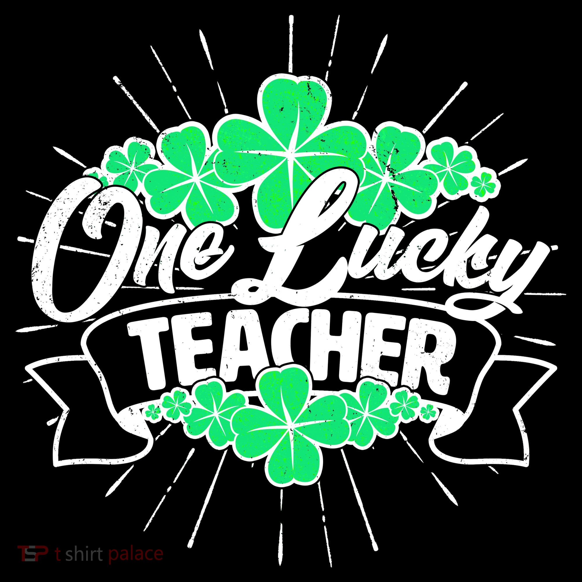 St. Patrick's Day One Lucky Teacher Toddler T-Shirt