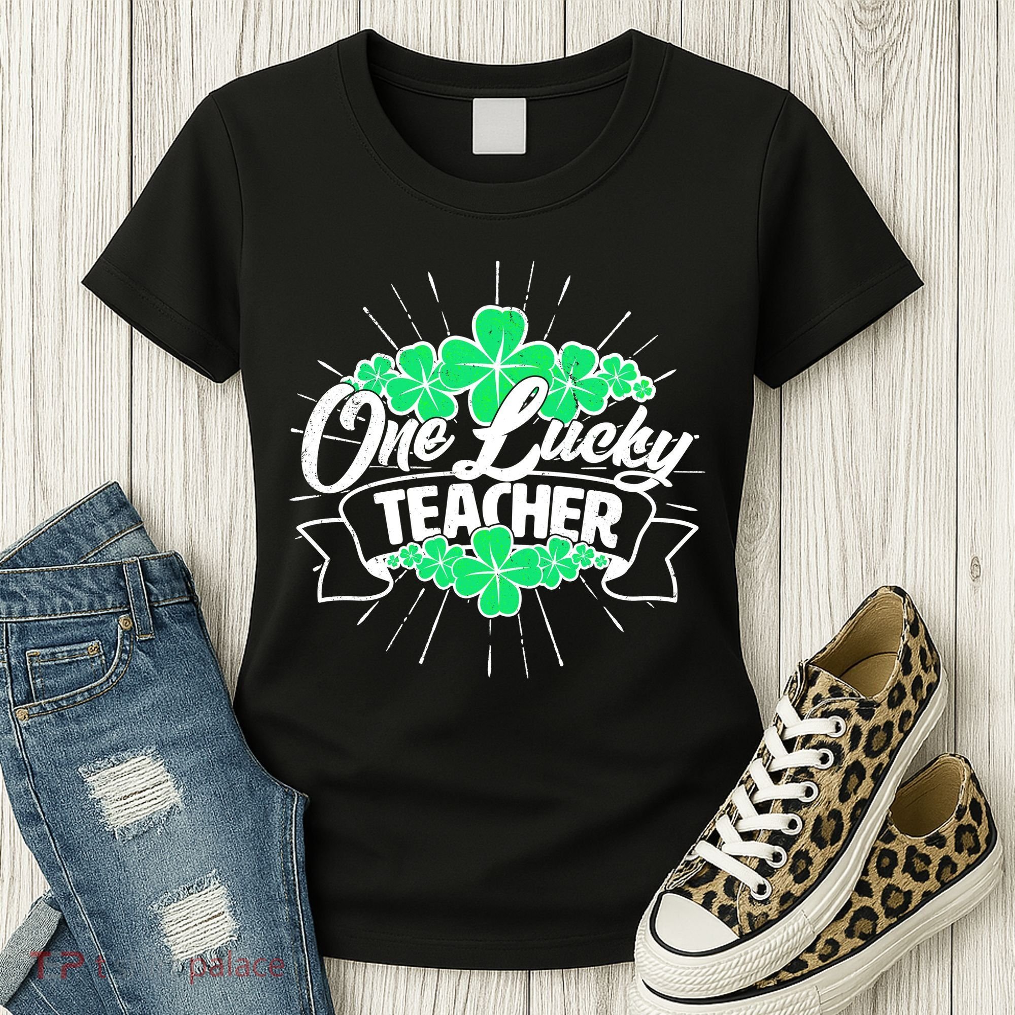 St. Patrick's Day One Lucky Teacher Women's T-Shirt