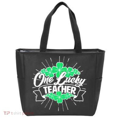 St. Patrick's Day One Lucky Teacher Tote Bag