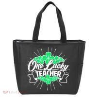 St. Patrick's Day One Lucky Teacher Tote Bag thumb 0