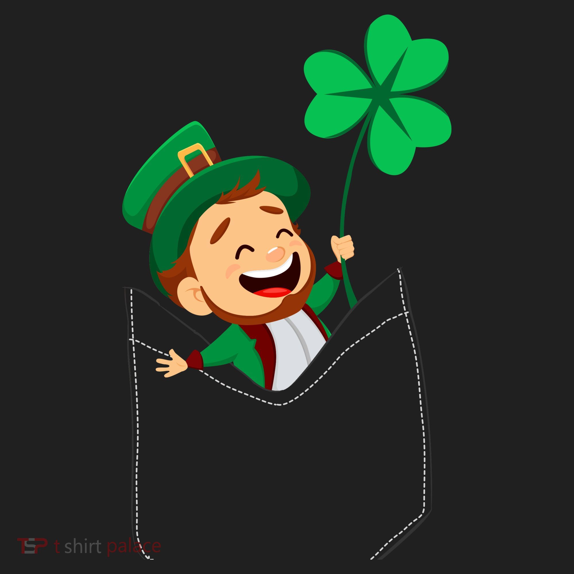 St. Patrick's Day Pocket Leprechaun Clover Hat
