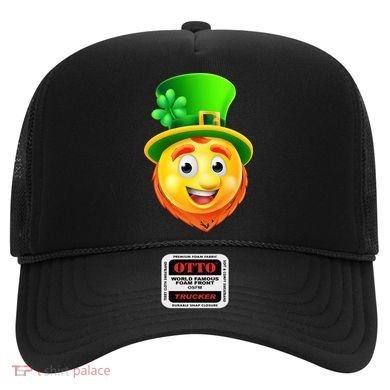 St. Patrick's Day Shamrock Leprechaun Emoji Smiley Hat